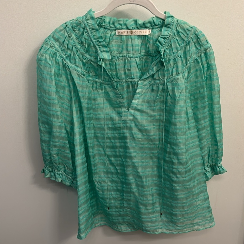 Small Marie Oliver Aqua Top